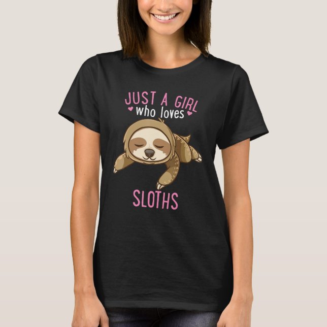 Camiseta Só Uma Menina Que Ama Lama Anima Engraçada (Frente)