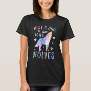 Camiseta Só Uma Menina Que Ama Lobos Bons E Judas