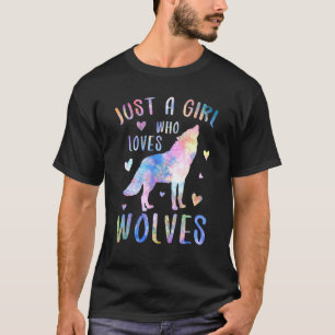 Camiseta Só Uma Menina Que Ama Lobos Bons E Judas