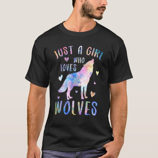 Camiseta Só Uma Menina Que Ama Lobos Bons E Judas (Frente)
