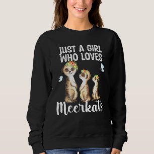 Camiseta Só Uma Menina Que Ama Meerkats Meerkat Hawaiian Fl