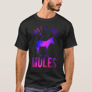 Camiseta Só Uma Menina Que Ama Mule Mule Mule