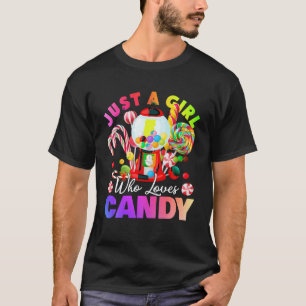 Camiseta Só Uma Menina Que Ama O Docinho Do Lollipop