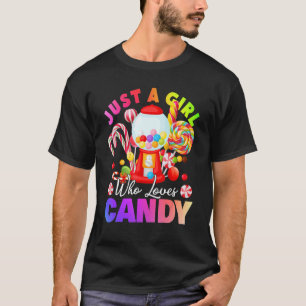 Camiseta Só Uma Menina Que Ama O Docinho Do Lollipop
