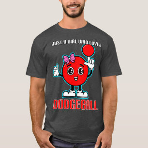 Camiseta Só Uma Menina Que Ama O Dodgeball