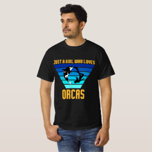 Camiseta Só Uma Menina Que Ama O Orcas
