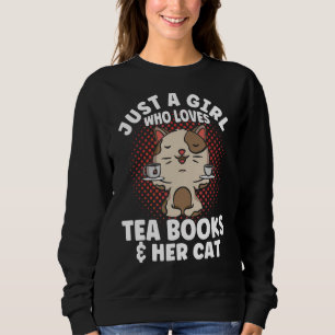 Camiseta Só Uma Menina Que Ama Os Livros De Chá E O Seu Car