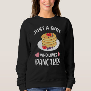 Camiseta Só Uma Menina Que Ama Pancakes I Girls Ladies Panc