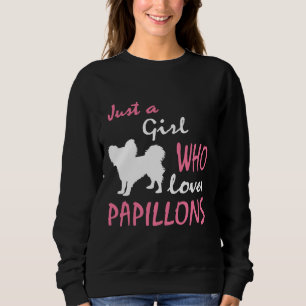 Camiseta Só Uma Menina Que Ama Papillon Girl Papillon