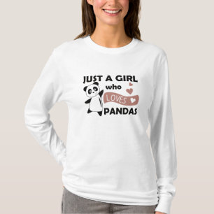 Camiseta Só Uma Menina Que Ama Pelas Panteras De Corações D
