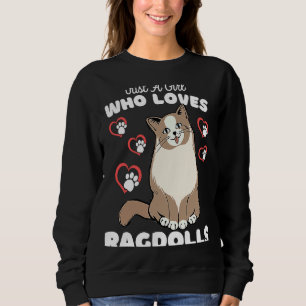 Camiseta Só Uma Menina Que Ama Ragdolls Gatinhos Bons