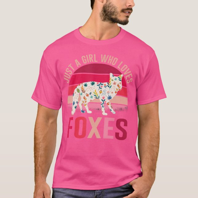 Camiseta Só Uma Menina Que Ama Raposas (Frente)