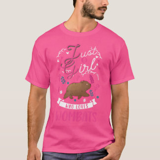 Camiseta Só Uma Menina Que Ama Uma Menina De Vombatas