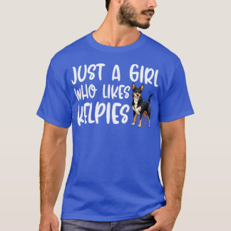 Camiseta Só Uma Menina Que Gosta De Kelpies