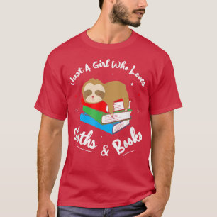 Camiseta Só Uma Menina Que Gosta De Lixas E Livros De Anima