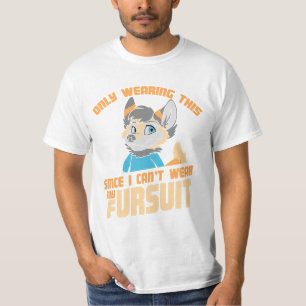 Camiseta Só Vestindo isso, pois não posso Vestir meu tern