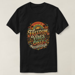 Camiseta Só Vibrações de Liberdade dia independente junetee