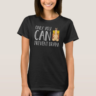 Camiseta Só Você Pode Impedir O Drama Animal Peles Alpaca W