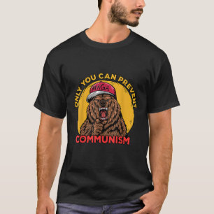 Camiseta Só Você Pode Impedir Que O Comunismo Acate Tee Eng