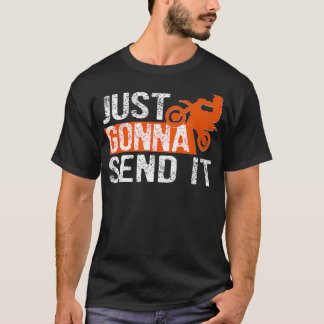 Camiseta Só vou mandar Motocross Dirt Bike Tee