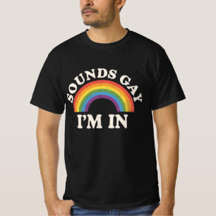 Camiseta Soa Gay Estou Dentro LGBTQ Orgulho Arco-Íris Diver