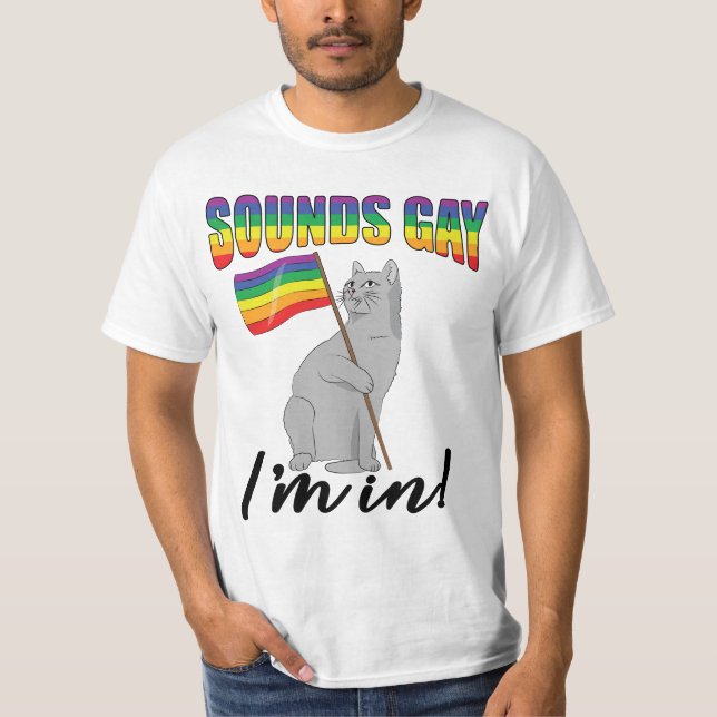 Camiseta Soa Gay, estou em Gato (Frente)