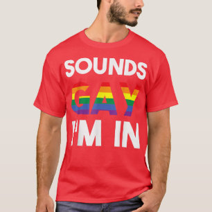 Camiseta Soa Gay, estou no Engraçado Arco-Íris LGBT Gay R