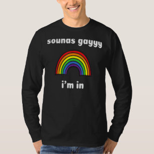 Camiseta Soa Gay, estou no Orgulho Arco-Íris