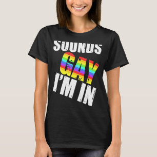 Camiseta Soa Gay, estou no Orgulho Arco-Íris LGBT-Gay LGBT