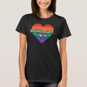 Camiseta Soa Gay, estou no Orgulho do Coração do Arco-Íris