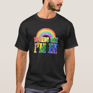 Camiseta Soa Gay I em Rai de Suporte LGBT Orgulho gay Mês