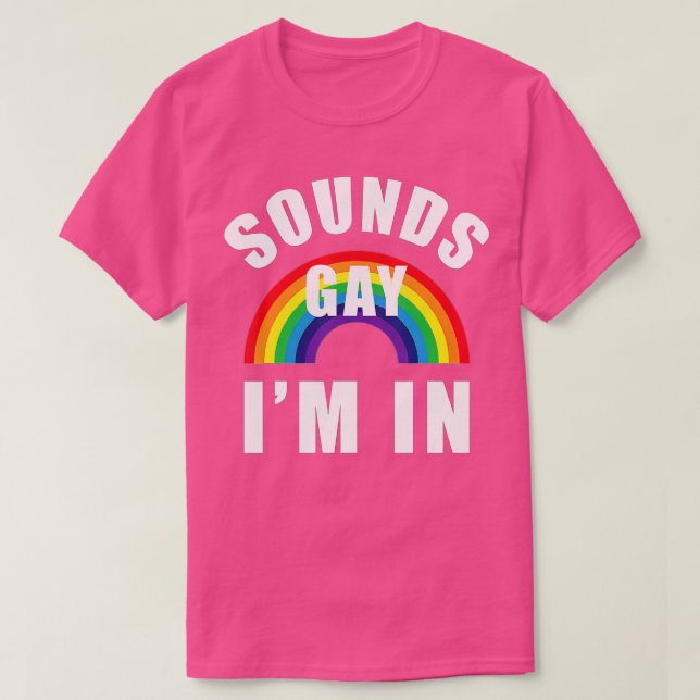 Camiseta Soa Gay Im Na Engraçada LGB Gay LGB Bissexual Lésb (Frente do Design)