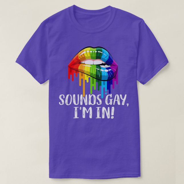 Camiseta Soa Gay Im No Funny Pride LGBT Flag Rainbow (3) (Frente do Design)