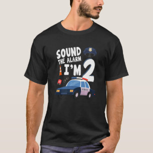 Camiseta Soa o alarme É meu segundo aniversário de 2 anos P