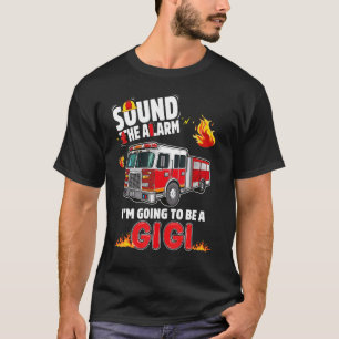 Camiseta Soa O Alarme Gigi Para Ser Bebê Revela Bombeiro