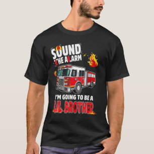Camiseta Soa O Alarme Lil Irmão Bebê Revela Bombeiro