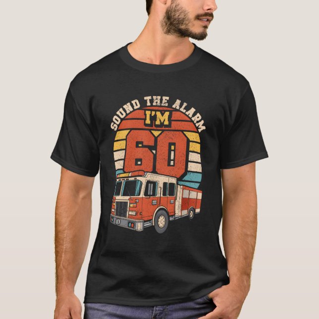 Camiseta Soa O Alarme Que Sou 60 Bombeiros 60T (Frente)