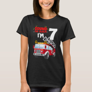 Camiseta Soa o alarme que tenho 7 anos de Aniversário