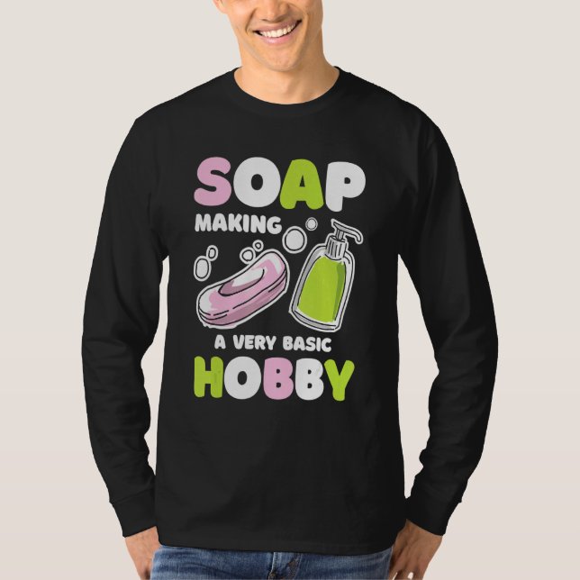 Camiseta Soap Fazer Básico Hobby Soap Sap Feito À Mão Soapm (Frente)