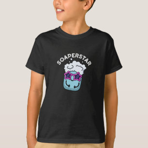 Camiseta Soaperstar Funny Soap Pun Dark BG