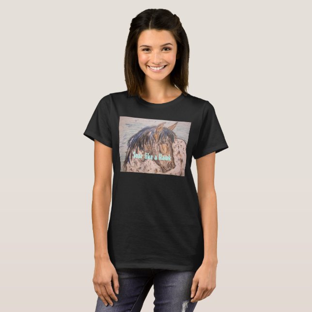 Camiseta Soar como um Hawk (Frente Completa)
