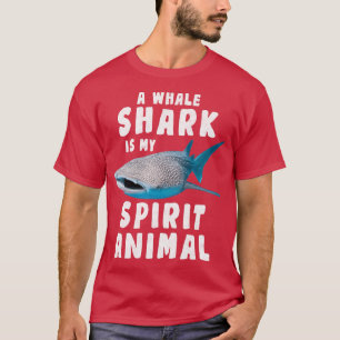 Camiseta Sob a água, um tubarão de baleia é a minha baleia-