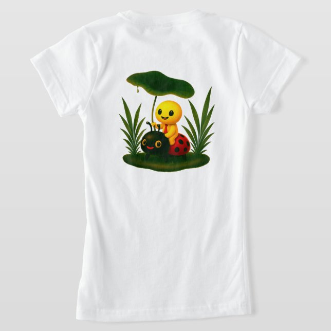 Camiseta Sob a Copa Verde (Postura das costas)