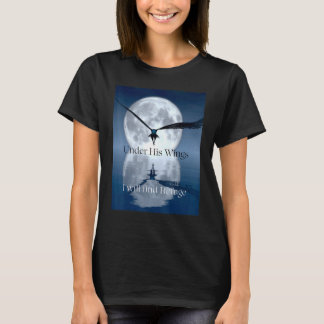 Camiseta Sob As Asas Dele Encontrarei Bíblia De Refúgio Ve
