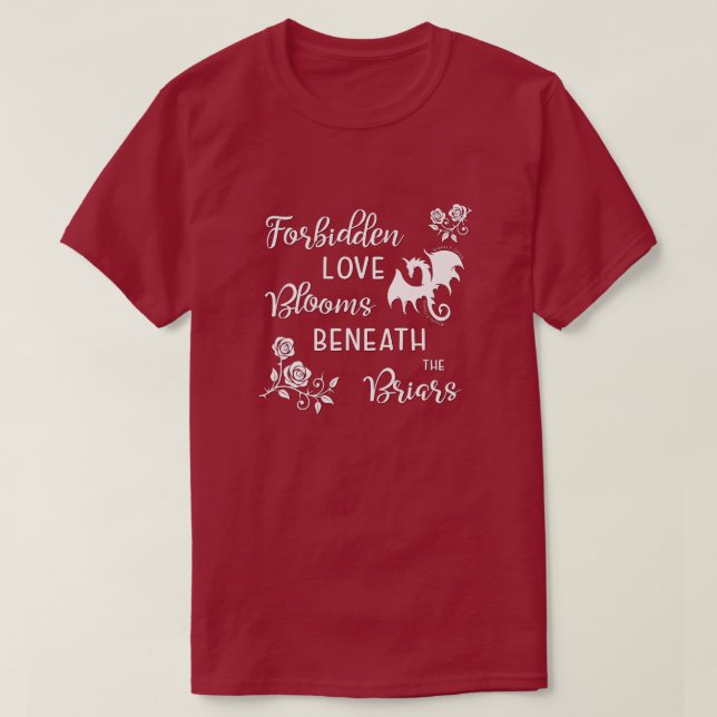 Camiseta Sob as Espinheiras de Brenda K Davies (Frente do Design)