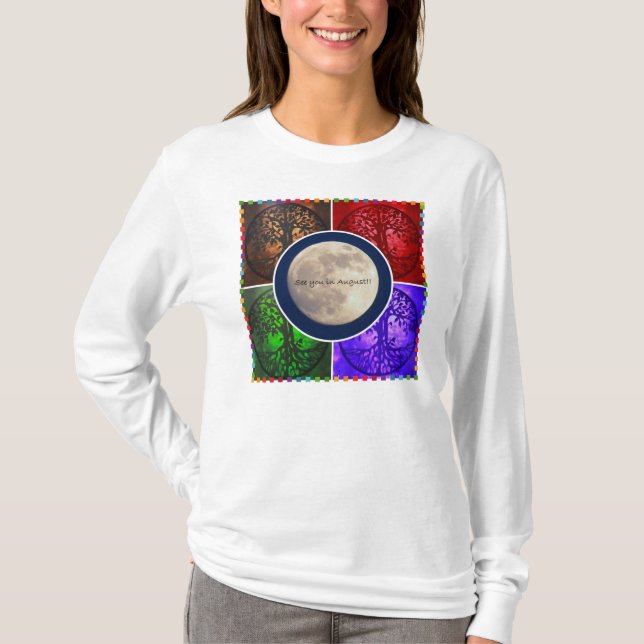 Camiseta Sob céus de agosto… (Frente)