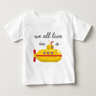 Camiseta Sob o Mar, Submarino Amarelo
