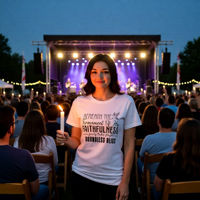 Camiseta Sob Sua Fidelidade, Bênção Sem Limites (Criador carregado)