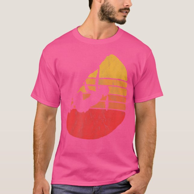 Camiseta Sobe Como Uma Rapariga Sofrendo Pedra (Frente)