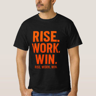 Camiseta Sobe. TRABALHO. WIN. - Motivação Inspiracional